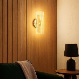 Applique led 6W a parete tre tonalità CCT-Switch 6000-4000-3000K AQ32-3C LT4815 UNIVERSO PER USO INTERNO IP20/ IP33 18,45 €