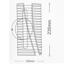 Applique led 6W a parete tre tonalità CCT-Switch 6000-4000-3000K AQ32-3C LT4815 UNIVERSO PER USO INTERNO IP20/ IP33 18,45 €